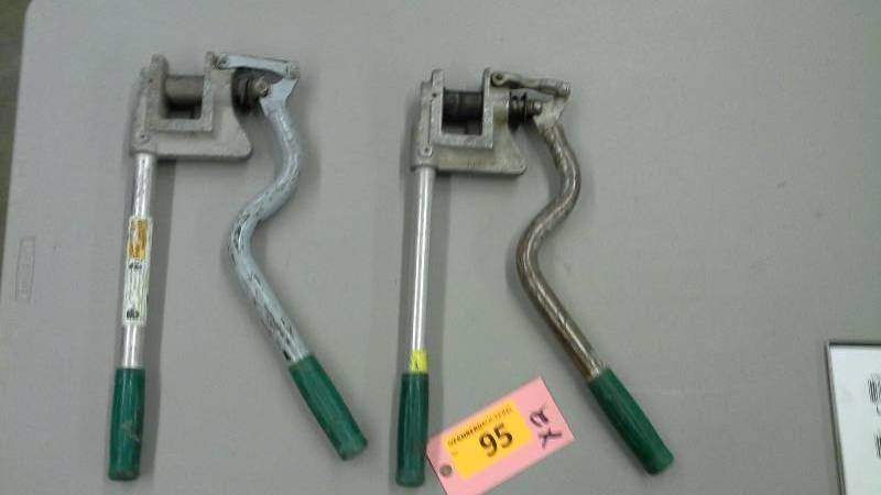 lot 95 image: (2) Greenlee Metal Hole Punches