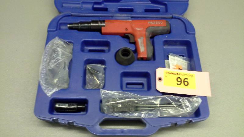 lot 96 image: Powers PA3500 Powder-actuated Semi-automatic Tool