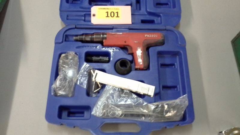 lot 101 image: Powers PA3500 Powder-actuated Semi-automatic Tool