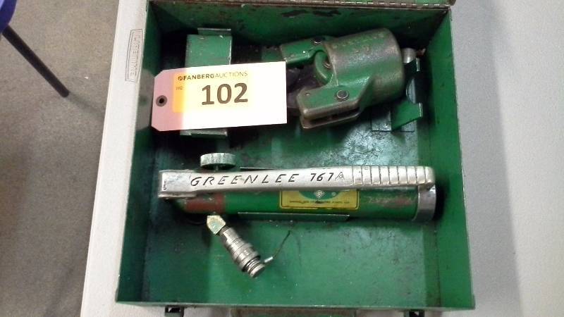 lot 102 image: Greenlee 767A Hand Pump with Cable Cutter