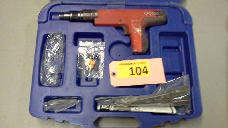 lot 104 image: Powers PA3500 Powder-actuated Semi-automatic Tool