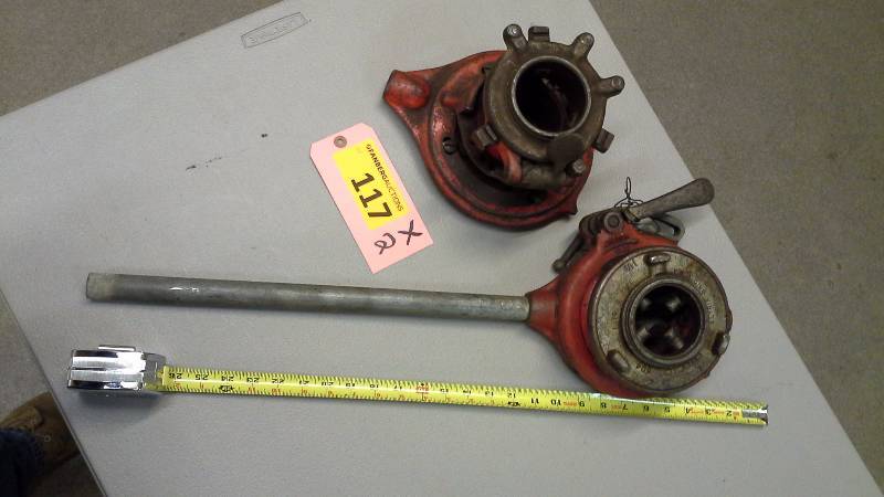 lot 117 image: Misc. Ratchet Head and Handle Pieces