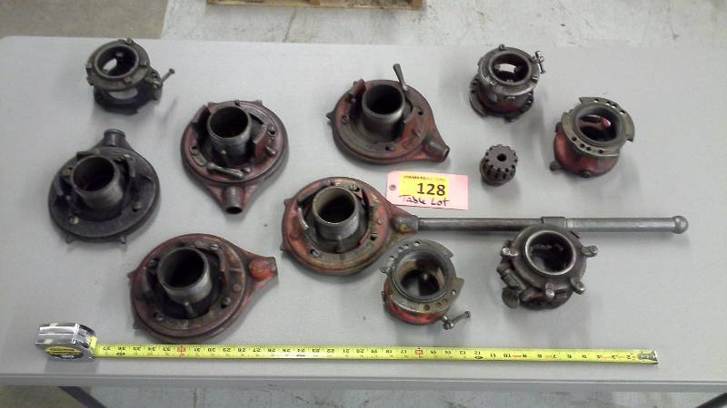 lot 128 image: Misc. Ratchet Head and Handle Pieces