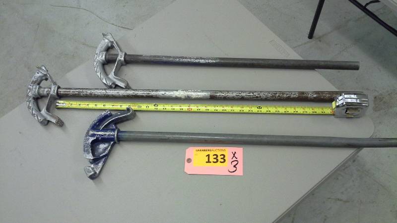 lot 133 image: (3) ConduitPipe Benders
