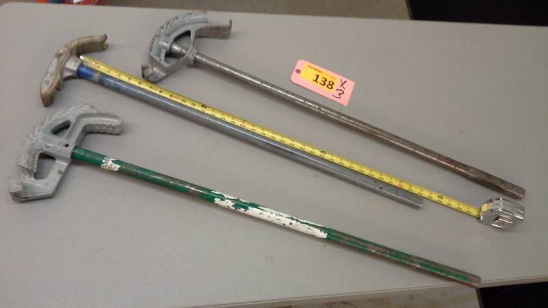 lot 138 image: (3) ConduitPipe Benders