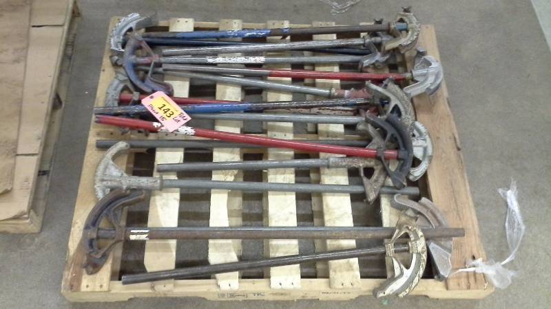 lot 143 image: Pallet Lot of PipeConduit Benders (About 15 Total)