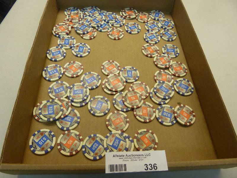 lot 336 image: Poker Chips