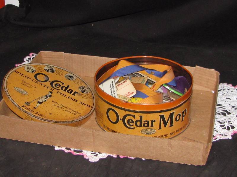 O-Cedar Mop Tin