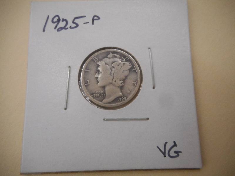 1925 P - Mercury Head Dime ...
