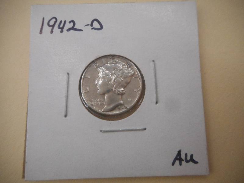 1942 D - Mercury Head Dime...