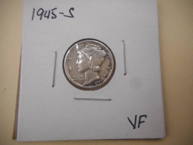 1945 S - Mercury Head Dime...