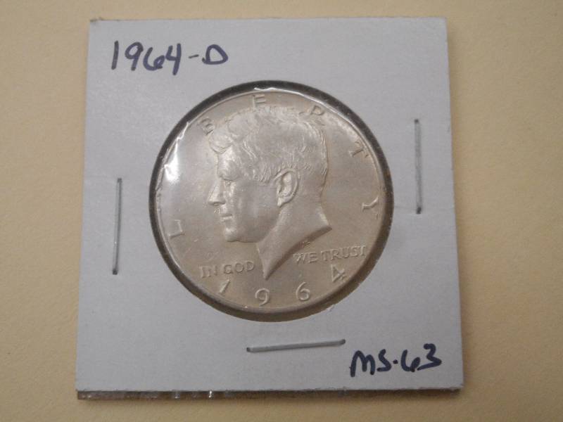 1964 D - Kennedy Silver Half Dollar...