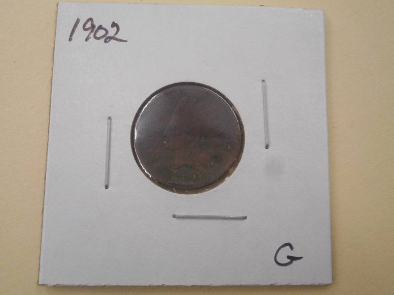 1902 - Indian Head Cent ...