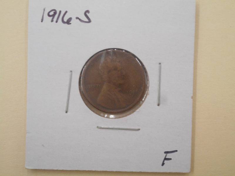 1916 S - Lincoln Wheat Cent ...