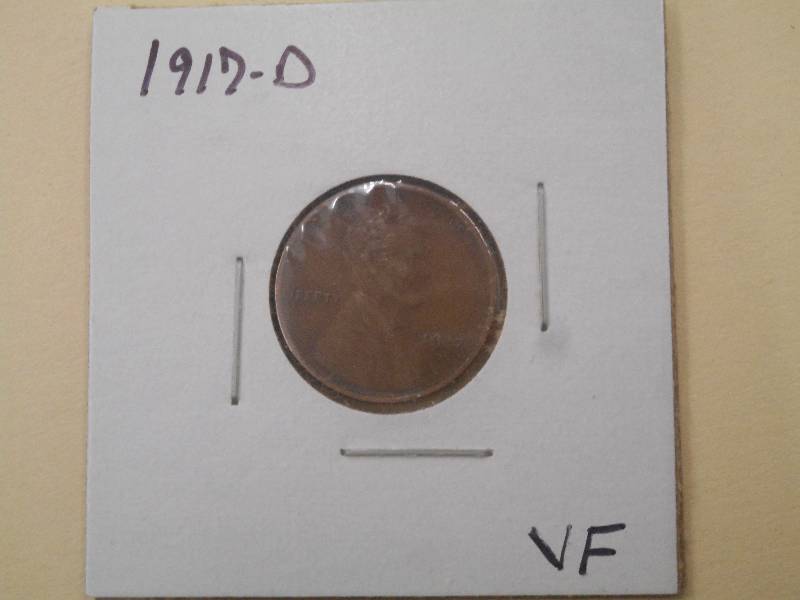 1917 D - Lincoln Wheat Cent - Highe...