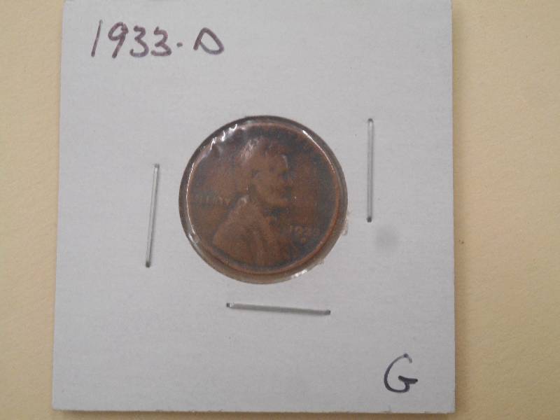 1933 D - Lincoln Wheat Cent...