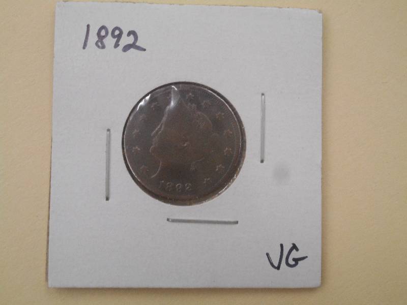 1892 - Liberty Head V Nickel ...