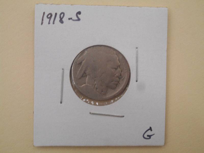 1918 S - Buffalo Head Nickel ...