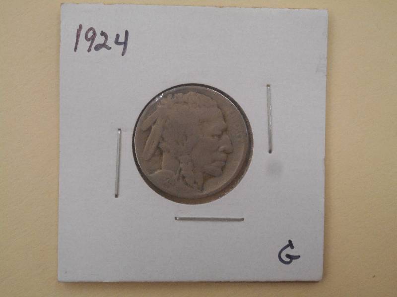 1924 P - Buffalo Head Nickel -...