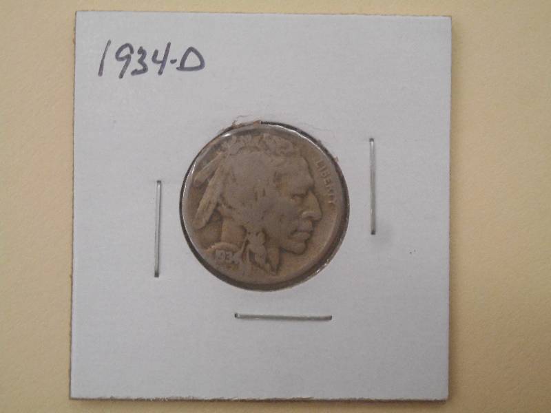 1934 D - Buffalo Head Nickel ...