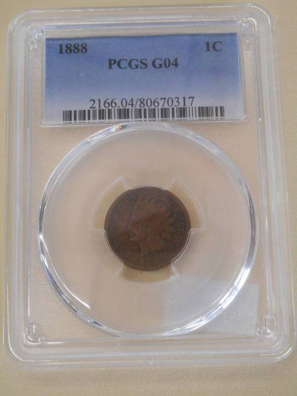 1888 Indian Head Cent - PCGS - G04 ...