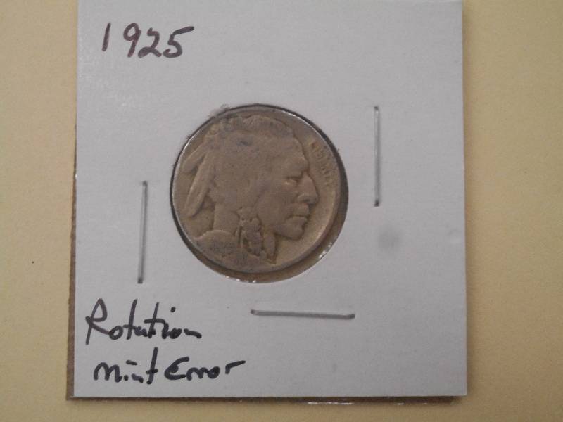 1925 Buffalo Head Nickel - Mint Err...