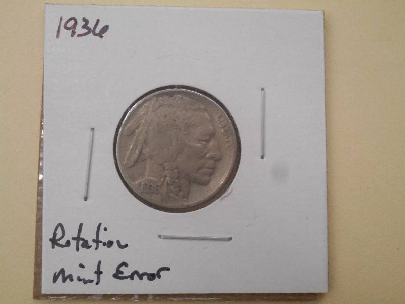 1936 Buffalo Head Nickel - Mint Err...