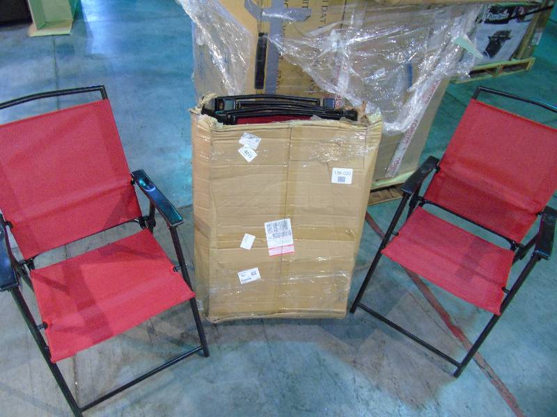 lot 20 image: alcove Como Set of 6 Red Chairs