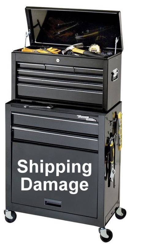 lot 43 image: Power Glide 2pc Combo Tool ChestCabinet