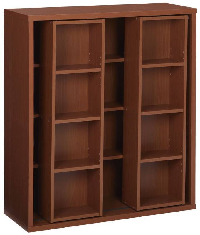 lot 46 image: alcove Sliding Shelf Media Cabinet - Cherry