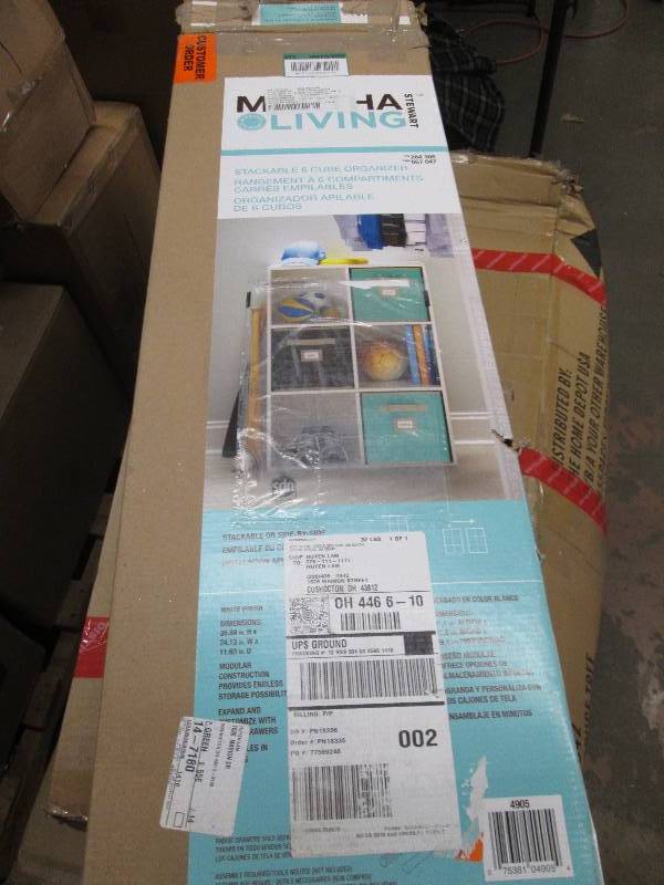 martha living stackable 6 cube orga...