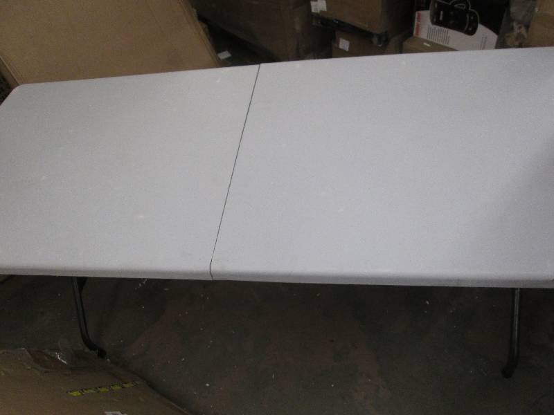 6 foot grey table  30  wide works ...