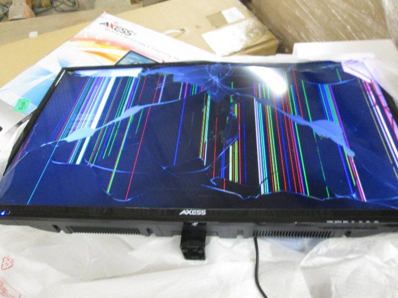 40 axess flatscreen tv cracked scr...