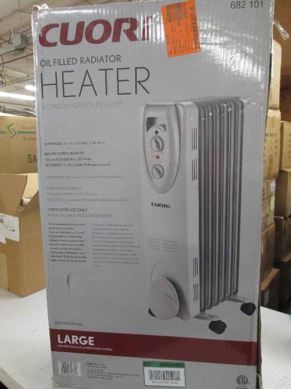 Cuori oil filled heater ideal for l...