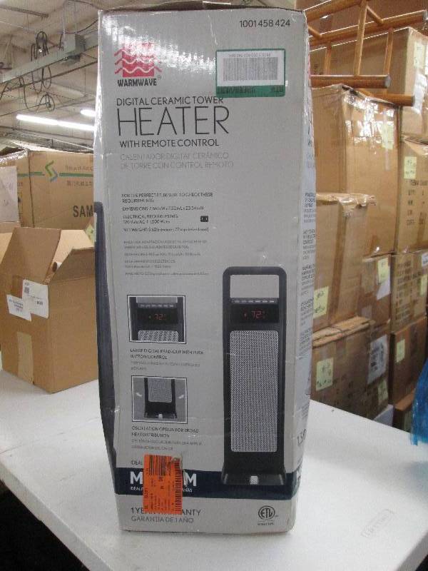 warmwave digital ceramic tower 1500...
