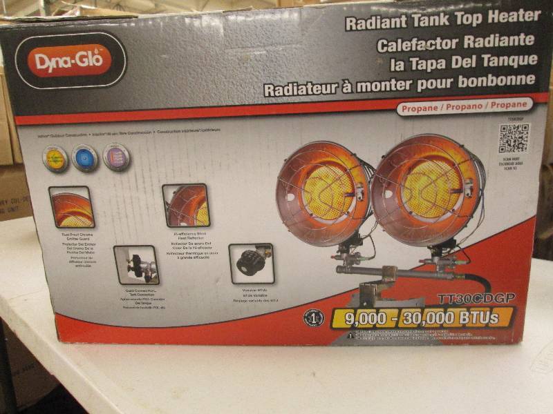 dyna-glo radiant tank top heater op...