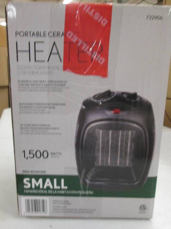 portable ceramic heater 1500 watts ...