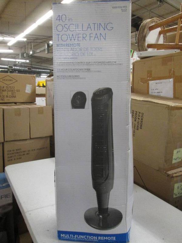 40 oscillating tower fan digital  ...