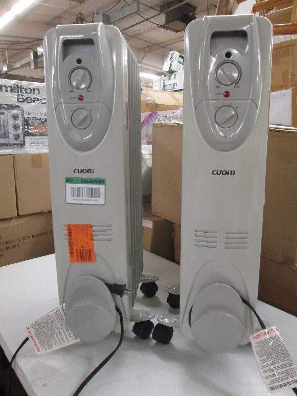 2 curio oil filled heaters ideal fo...