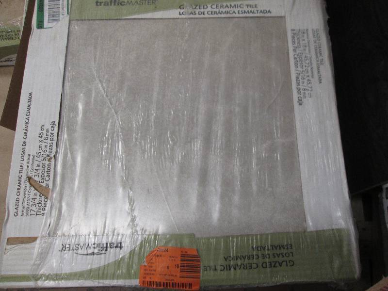 traffic master 18x18 glazed ceram...