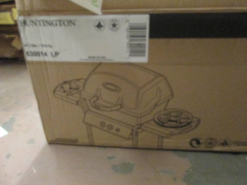 huntington propane 2 burner grill o...