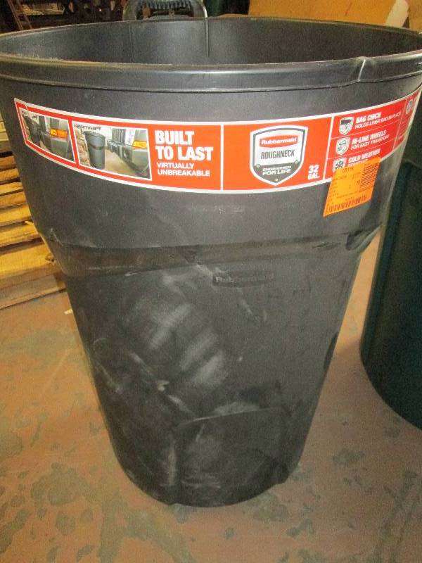rough neck 32 gallon trash can no w...