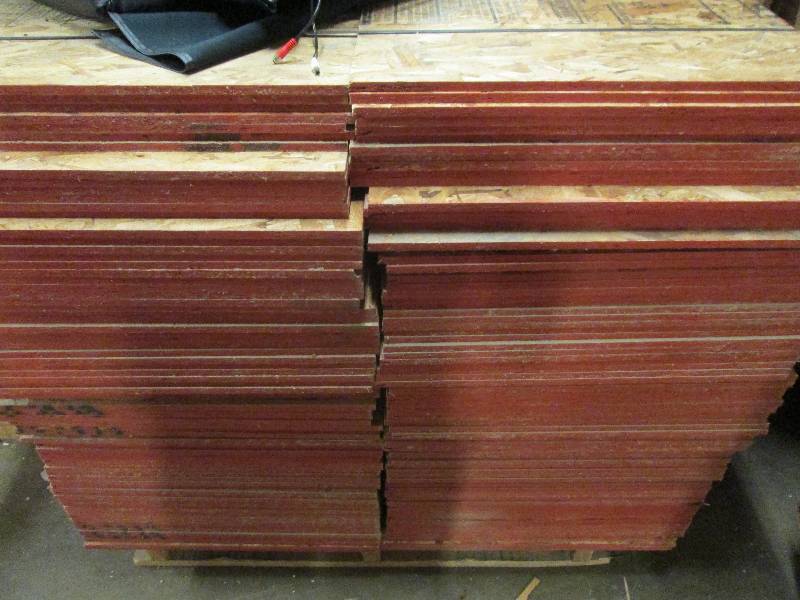 4 sheets from this stack of 4 foot ...