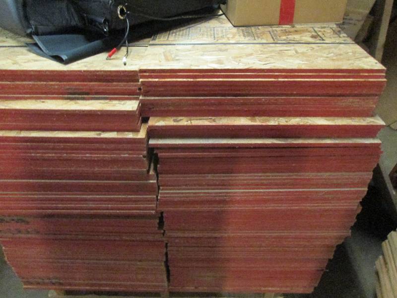 4 sheets from this stack of 4 foot ...