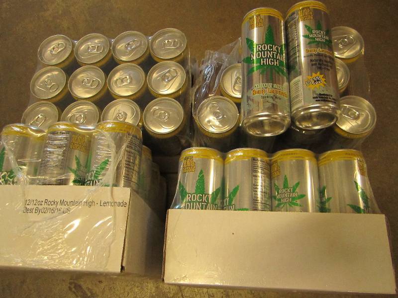 4 Flats of Hemp Lemonade Rocky Moun...