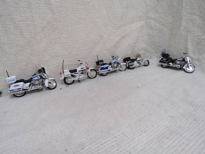 lot 11 image: Collectible Police Motorcycles