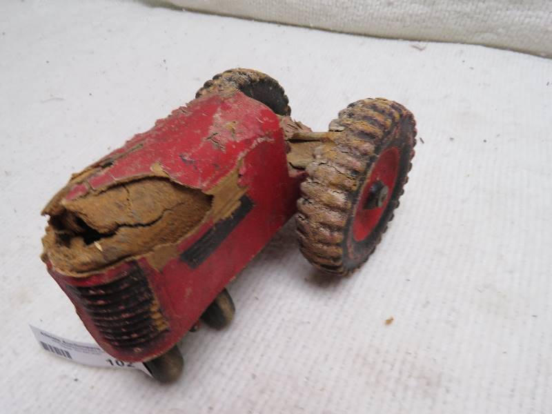 lot 102 image: Antique Wood Tractor