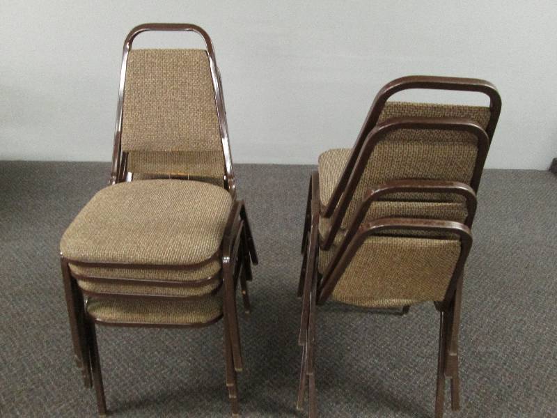 lot 99 image: Brown Restaurant  Bar Chairs