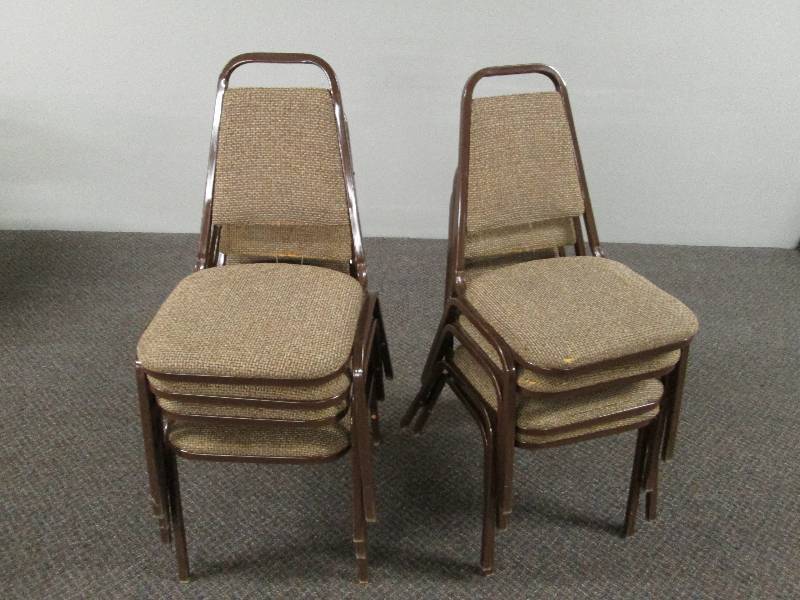lot 100 image: Brown Restaurant  Bar Chairs