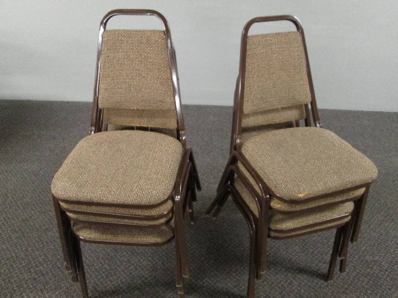 lot 101 image: Brown Restaurant  Bar Chairs
